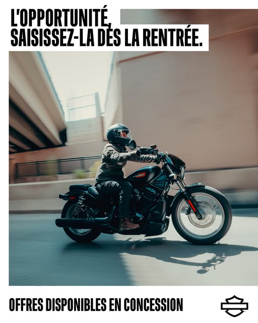 Profitez d'offres de rentrée chez H-D Lille pour vous offrir la nouvelle Nightster